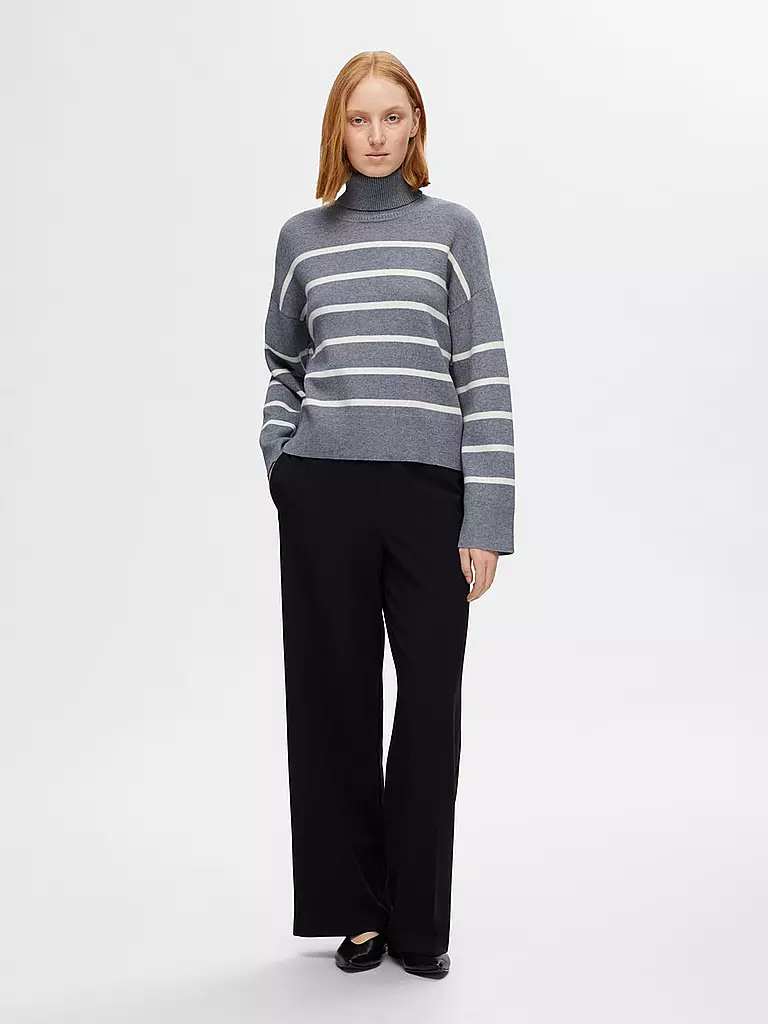 SELECTED FEMME | Rollkragenpullover  SLFKAMMA | Grigio