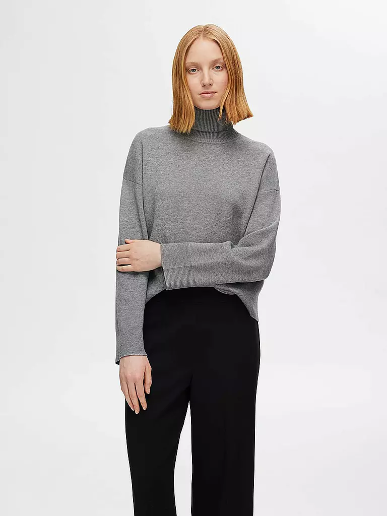 SELECTED FEMME | Rollkragenpullover  SLFKAMMA | Grigio