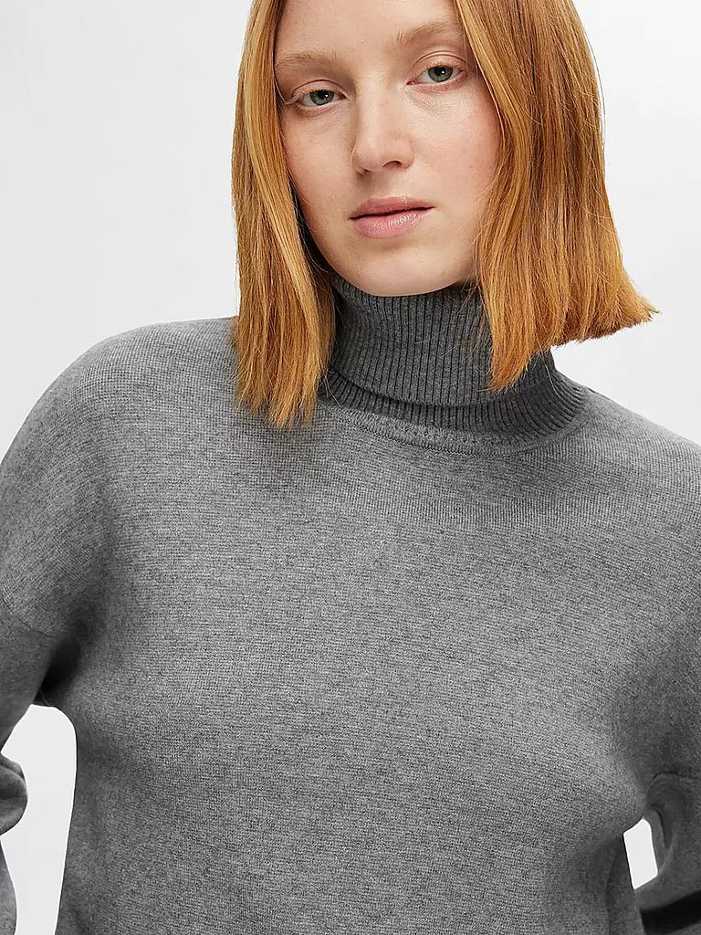 SELECTED FEMME | Rollkragenpullover  SLFKAMMA | Grigio