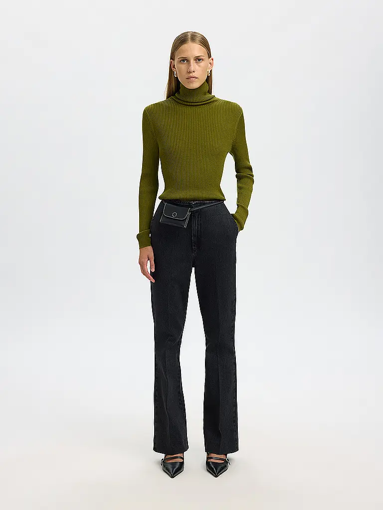 SELECTED FEMME | Rollkragenpullover SLFTHEA | Oliva