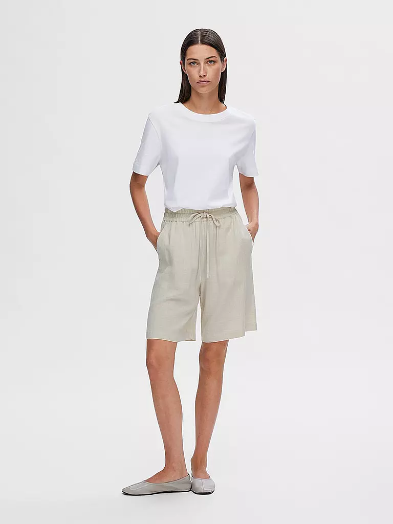 SELECTED FEMME | Shorts SLFVIVA | Beige