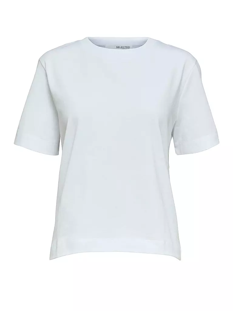 SELECTED FEMME | T-shirt Boxy Fit SLFESSENTIAL | Bianco