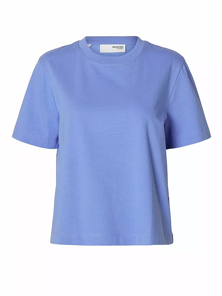 SELECTED FEMME | T-Shirt Boxy Fit SLFESSENTIAL | Blu