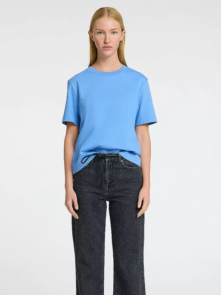 SELECTED FEMME | T-Shirt Boxy Fit SLFESSENTIAL | Blu