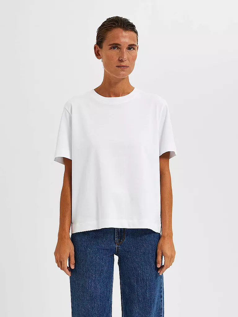 SELECTED FEMME | T-shirt Boxy Fit SLFESSENTIAL | 