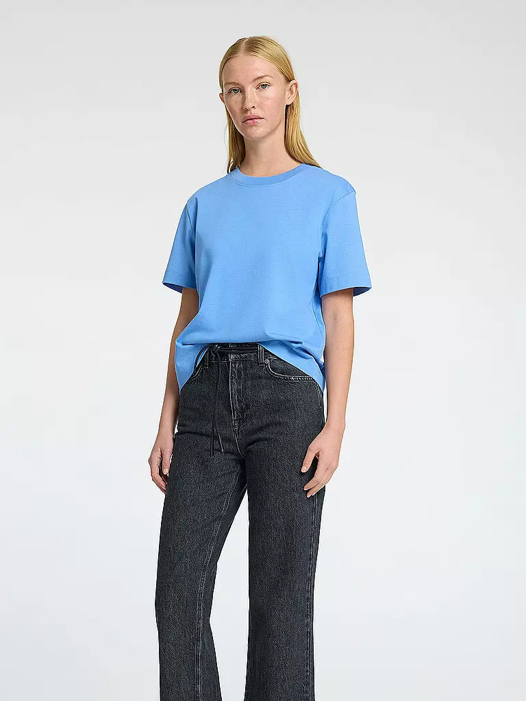 SELECTED FEMME | T-Shirt Boxy Fit SLFESSENTIAL | Blu