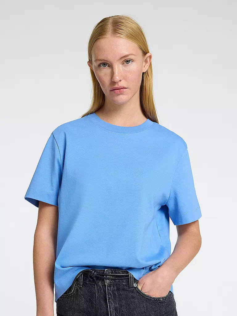 SELECTED FEMME | T-Shirt Boxy Fit SLFESSENTIAL | Blu