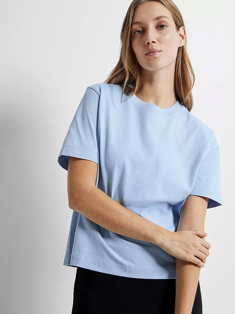 SELECTED FEMME | T-shirt Boxy Fit SLFESSENTIAL | Blu chiaro