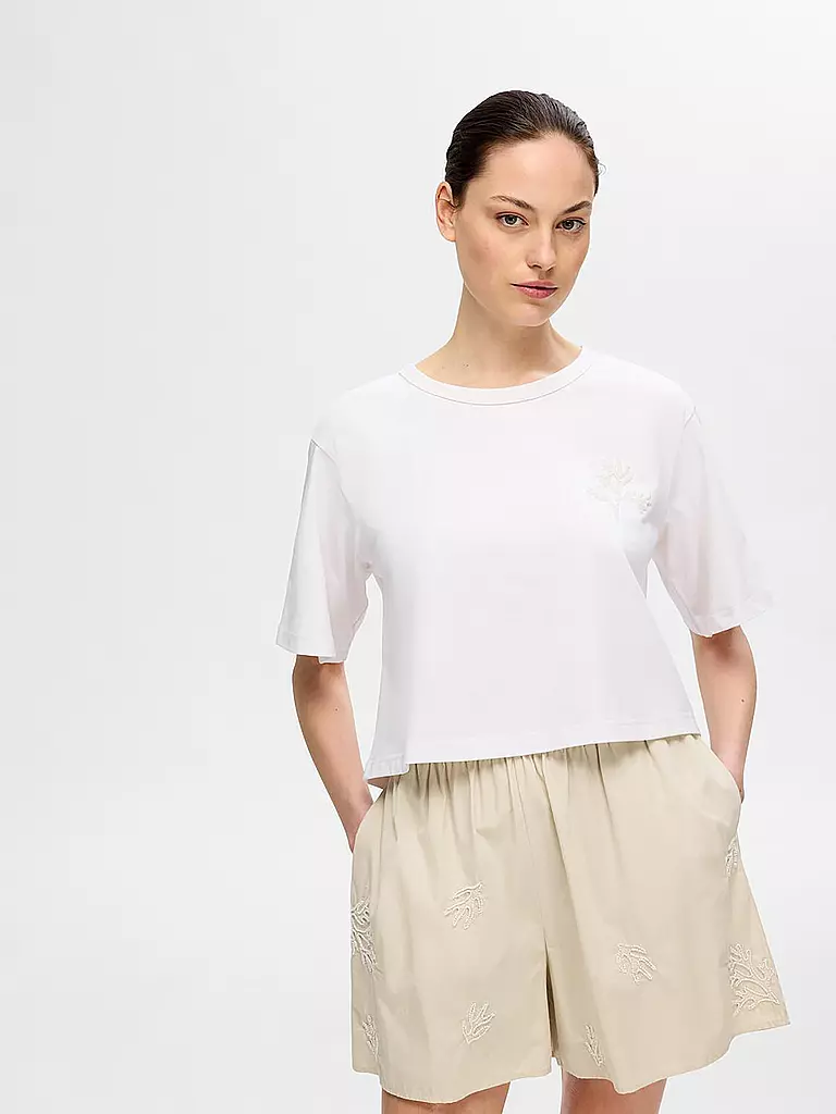 SELECTED FEMME | T-Shirt SLFMARITA | Bianco
