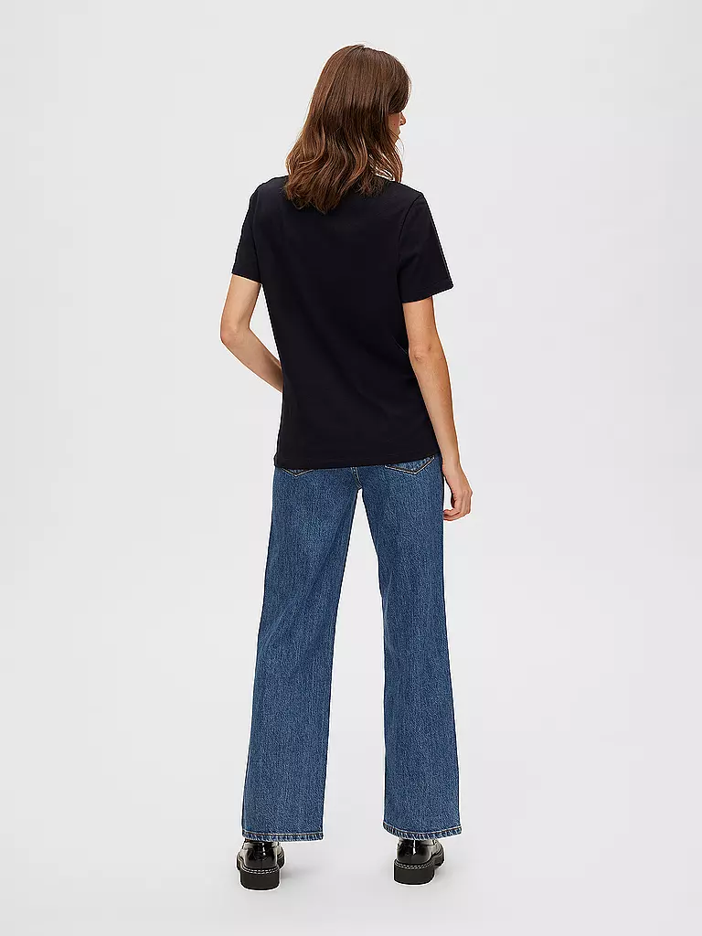 SELECTED FEMME | T-Shirt SLFMYESSENTIAL | Nero