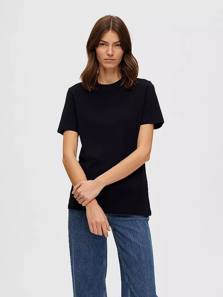 SELECTED FEMME | T-Shirt SLFMYESSENTIAL | Nero