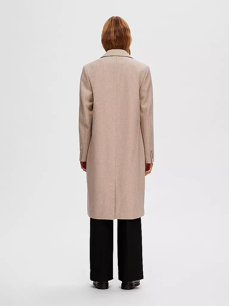 SELECTED FEMME | Wollmantel SLFALMA  | Beige