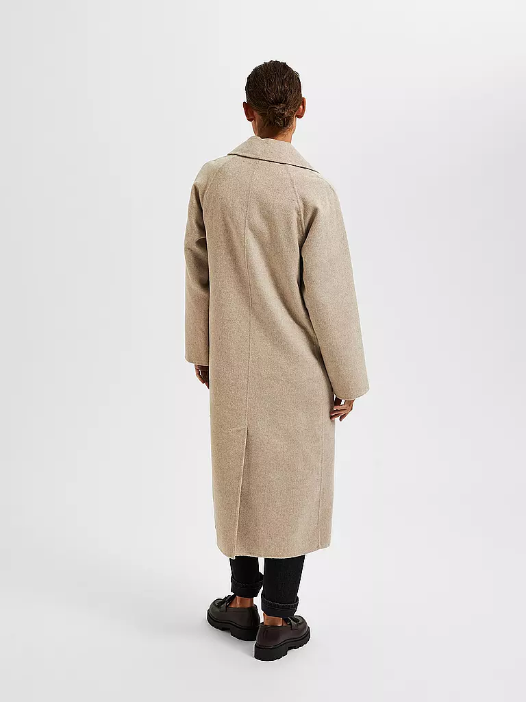 SELECTED FEMME | Wollmantel SLFNEW TAMA  | Crema
