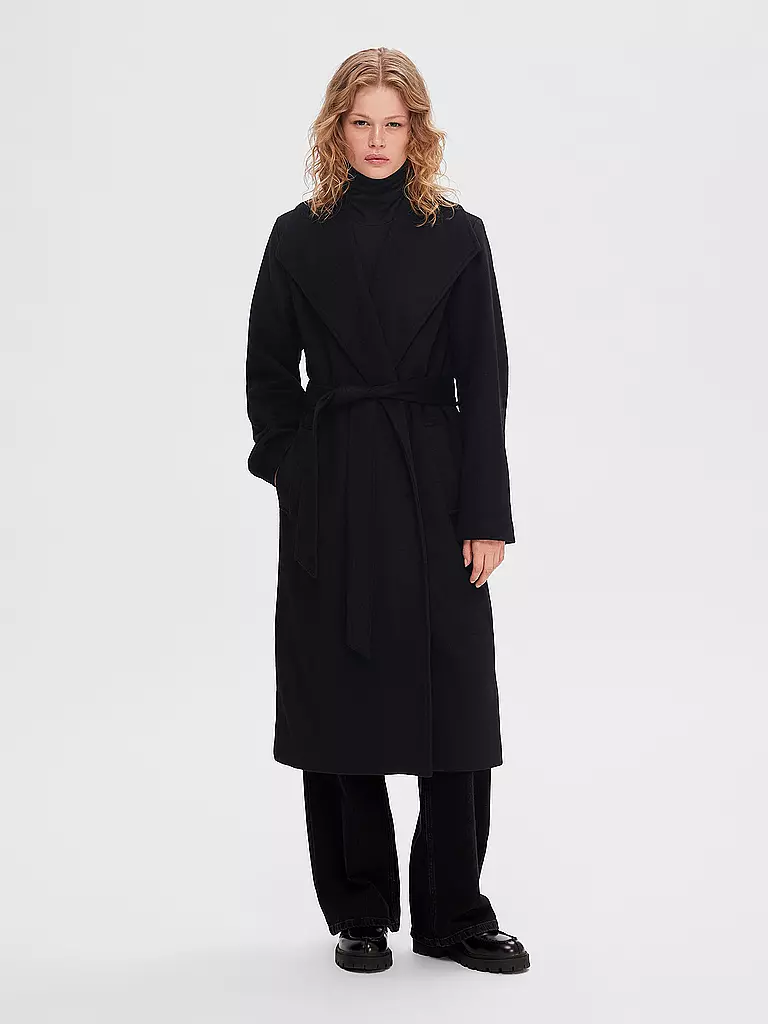 SELECTED FEMME | Wollmantel SLFROSA  | Nero