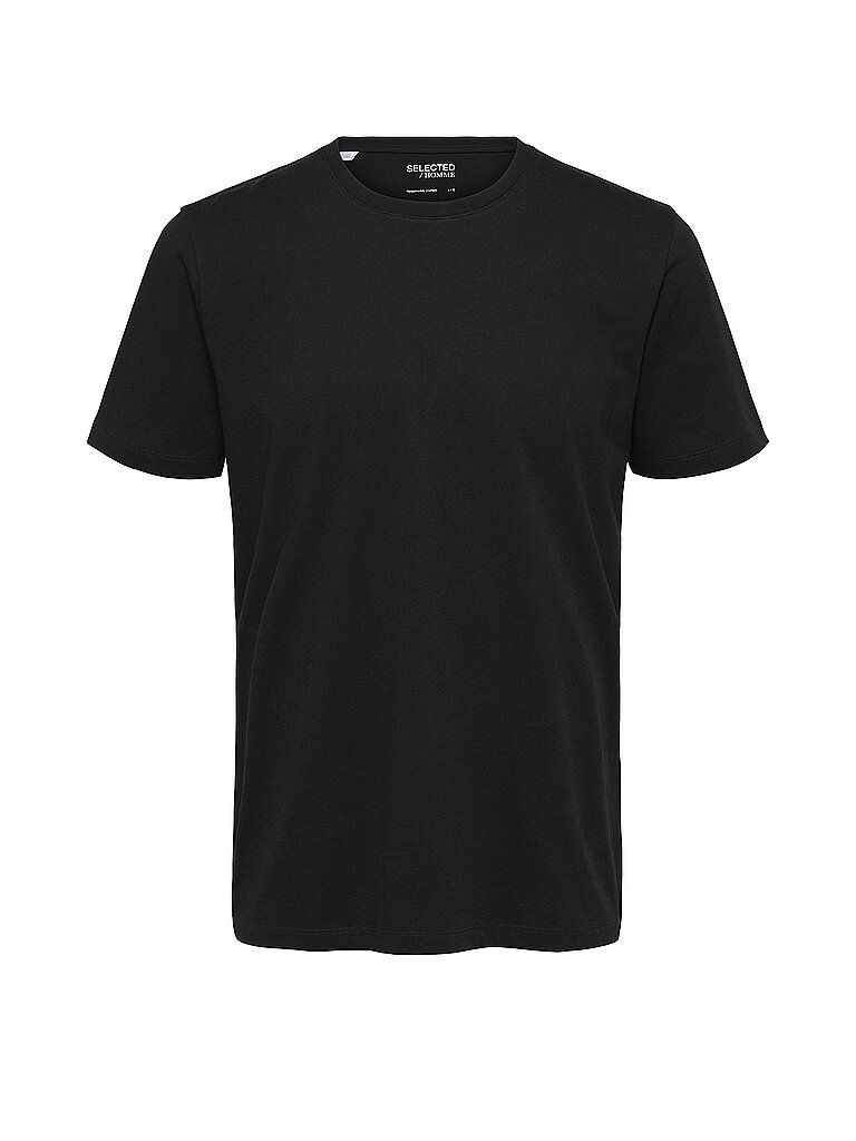 Selected T-shirt SLHASPEN nero S
