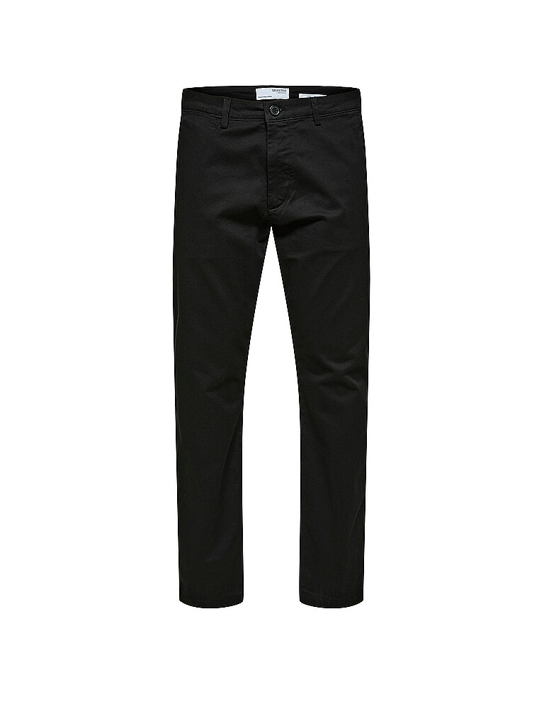 Chino Slim Fit SLHSLIM nero 34/L32
