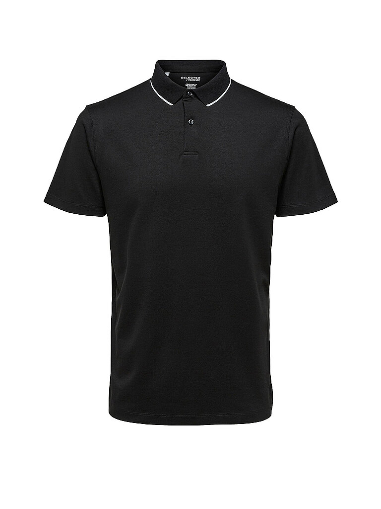 Polo SLHLEROY COOLMAX nero XXL