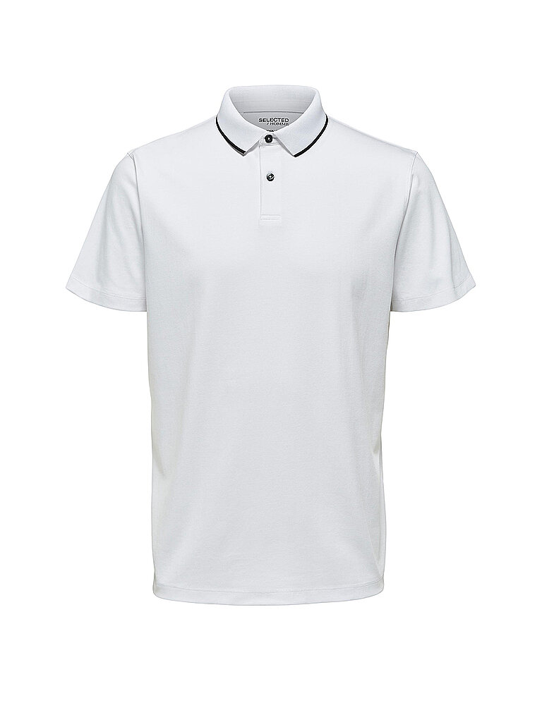 Polo SLHLEROY COOLMAX bianco M