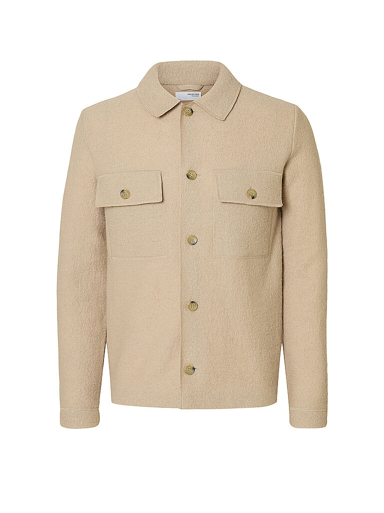 Overshirt SLHNEALY crema XL