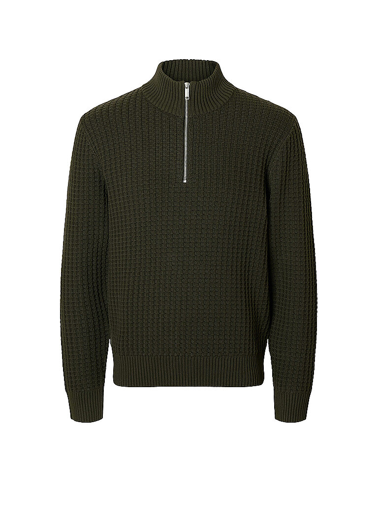 Pullover Troyer grigio XL