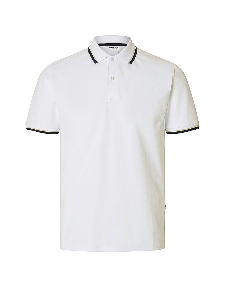 Polo SLHSLIM-ATLAS bianco L