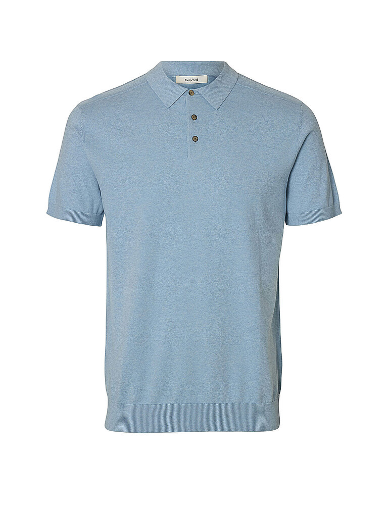 Selected Polo SLHBERG azzurro S