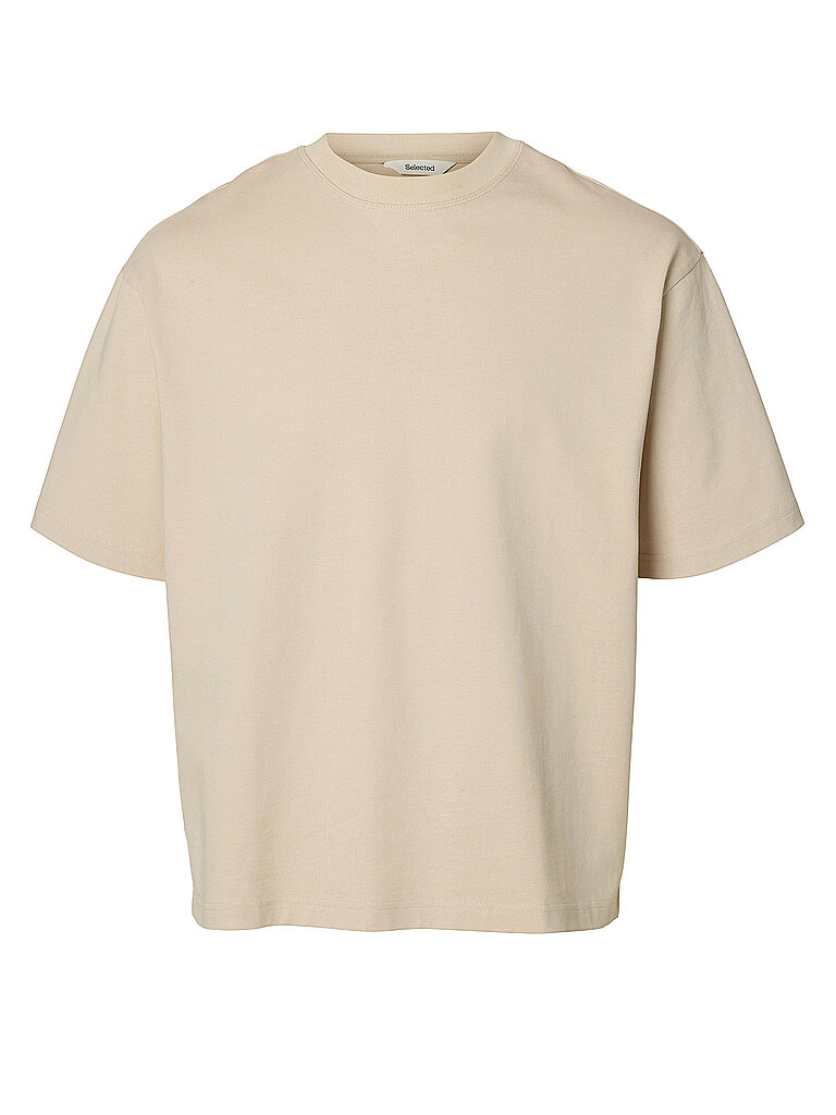 T-Shirt SLHRELAXASPEN beige M