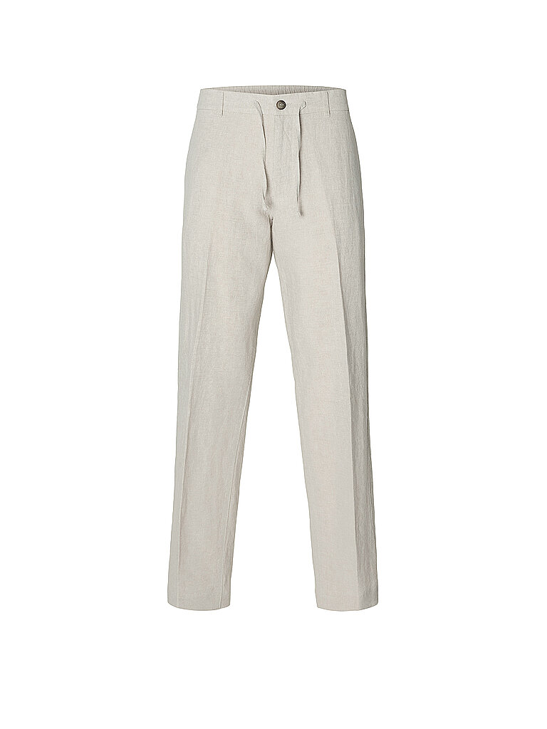 Pantaloni di lino SLH196 beige L