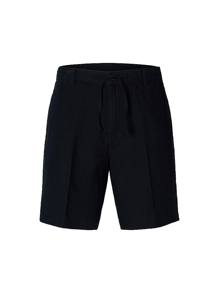 Pantaloncini di lino SLHREGULAR-LEROY nero XL