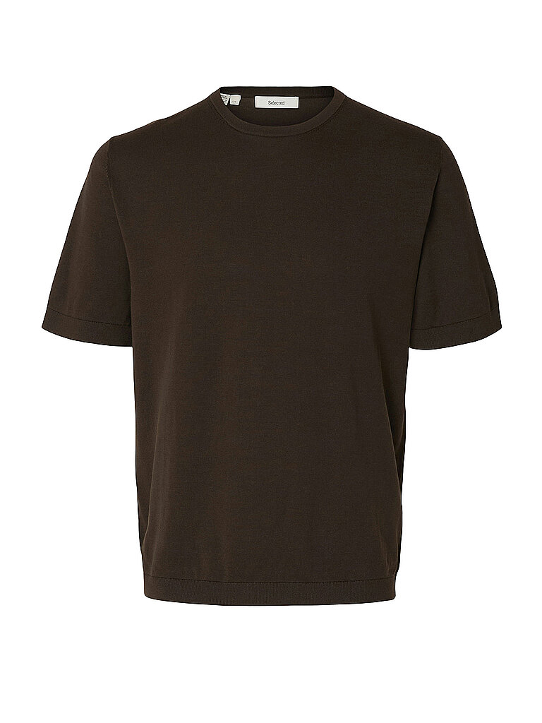 Maglietta in maglia SLHTORINO marrone XL
