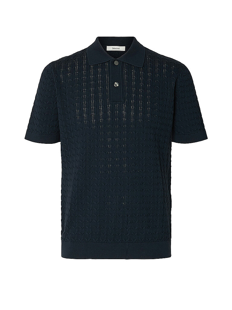 Poloshirt SLHMATTIS blu S