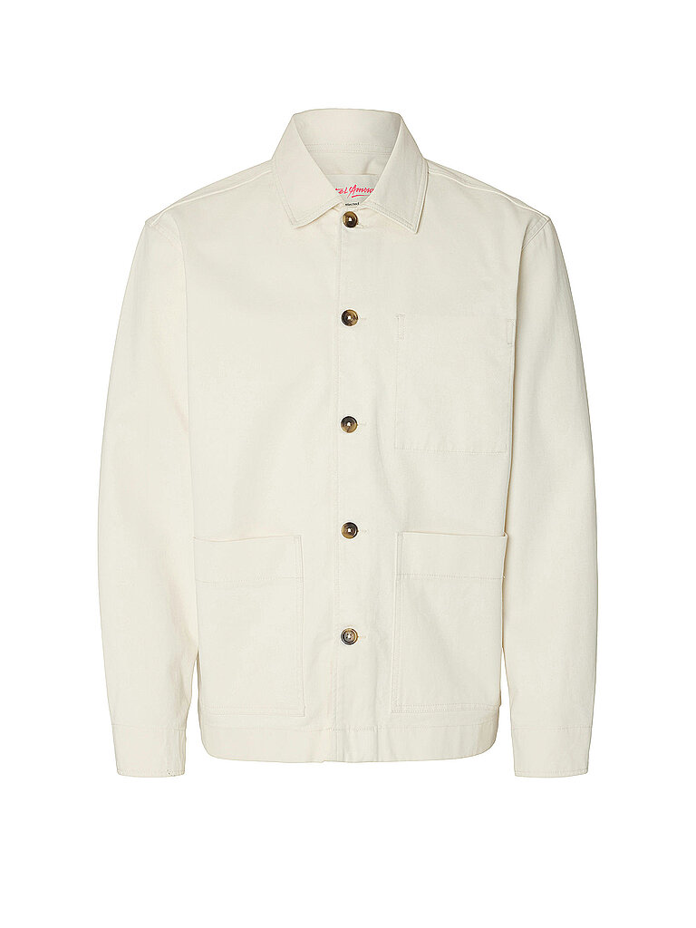 Overshirt SLHREGULAR HOTEL AMOUR beige XXL