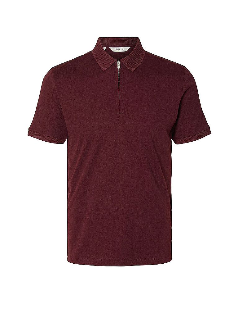 Polo SLMFAVE rosso scuro L