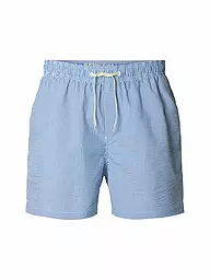 SELECTED | Badeshorts SLHCOOPER-SEERSUCKER | Blu