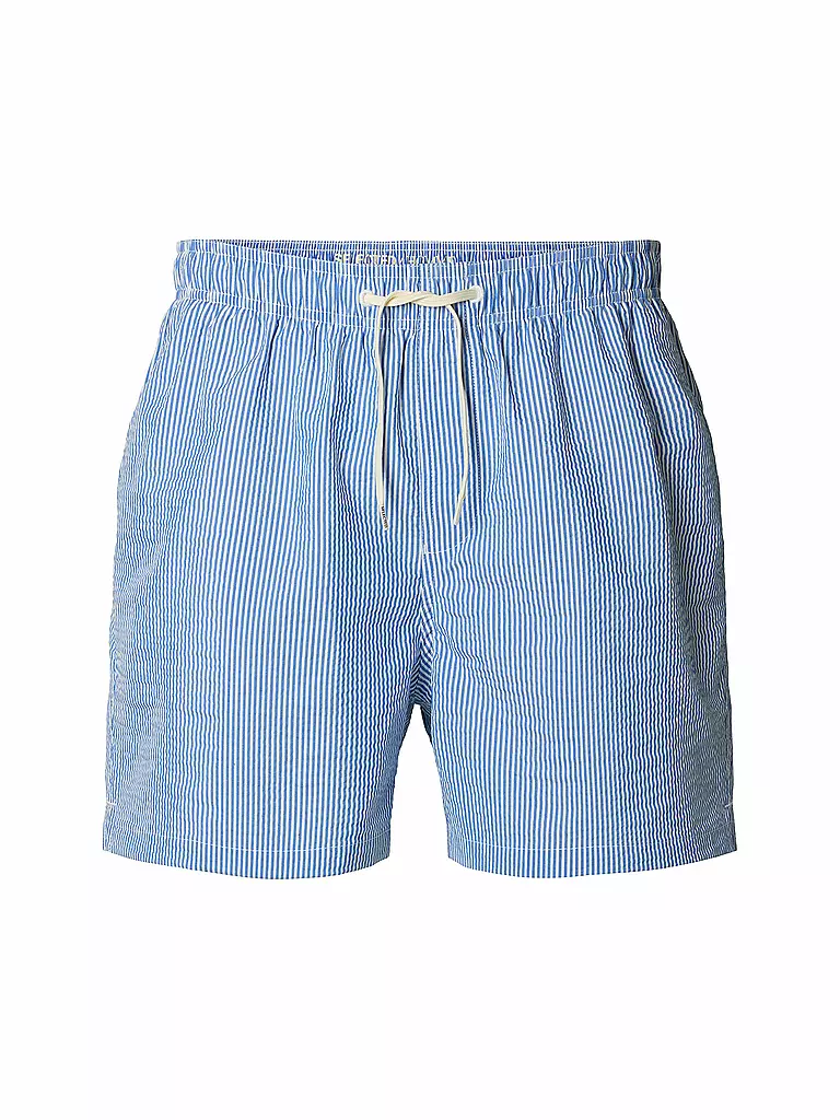 SELECTED | Badeshorts SLHCOOPER-SEERSUCKER | Blu