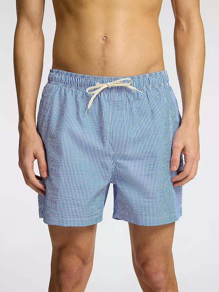 SELECTED | Badeshorts SLHCOOPER-SEERSUCKER | Blu