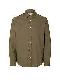 SELECTED | Camicia di flanella slim fit SLHSLIMOWEN | Oliva