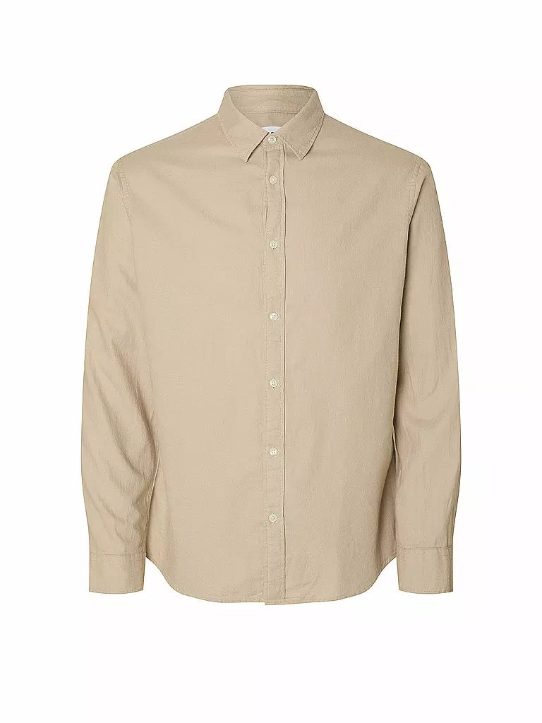 SELECTED | Camicia di flanella slim fit SLHSLIMOWEN | Crema
