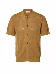 SELECTED | Hemd Regular Fit SLHARCO  | Marrone