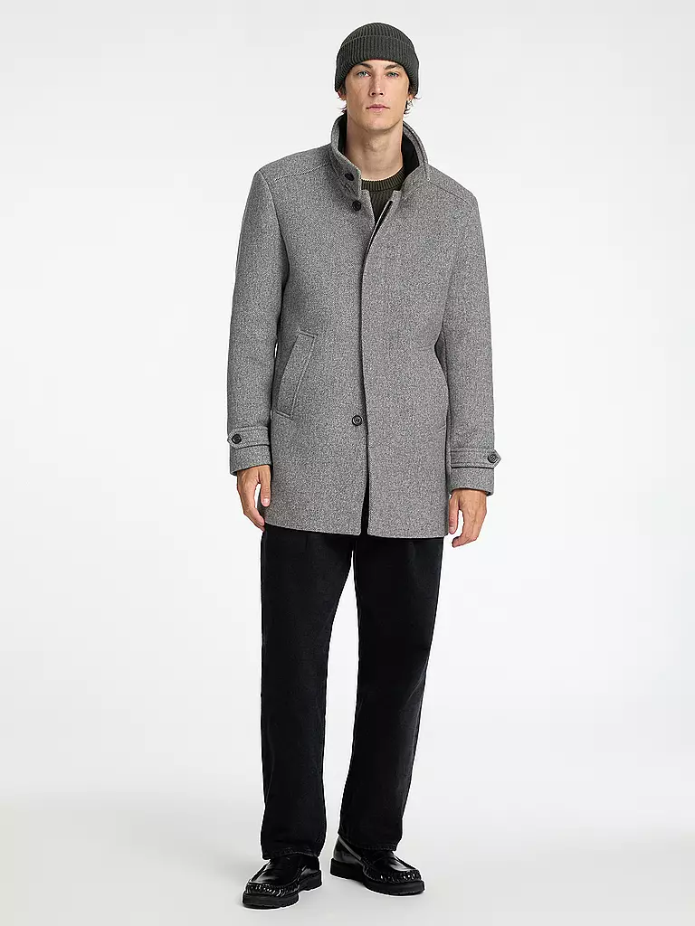 SELECTED | Cappotto di lana SLHNEW | Grigio chiaro