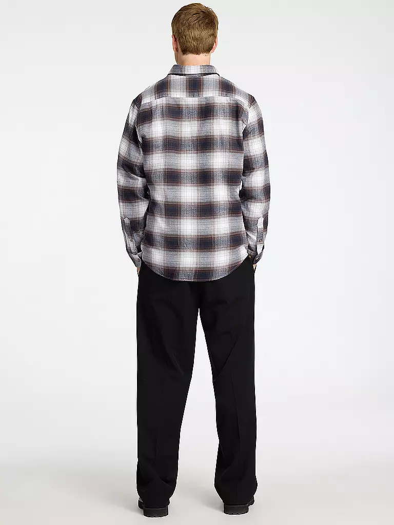 SELECTED | Flanellhemd Slim Fit SLHSLIMOWEN | Bianco