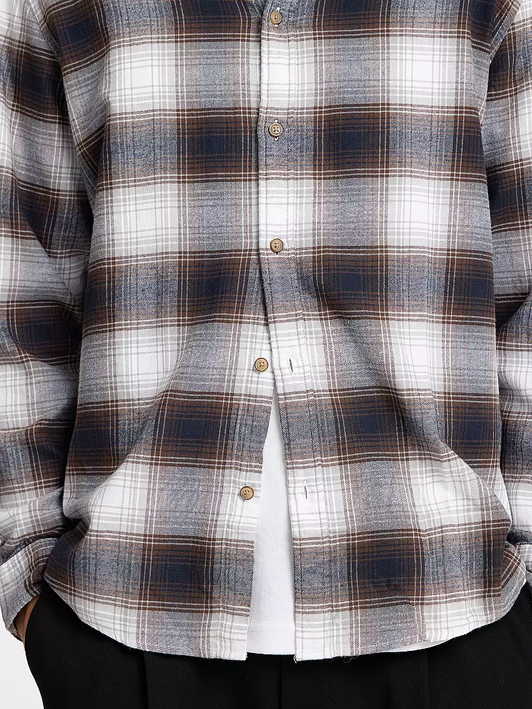 SELECTED | Flanellhemd Slim Fit SLHSLIMOWEN | Bianco