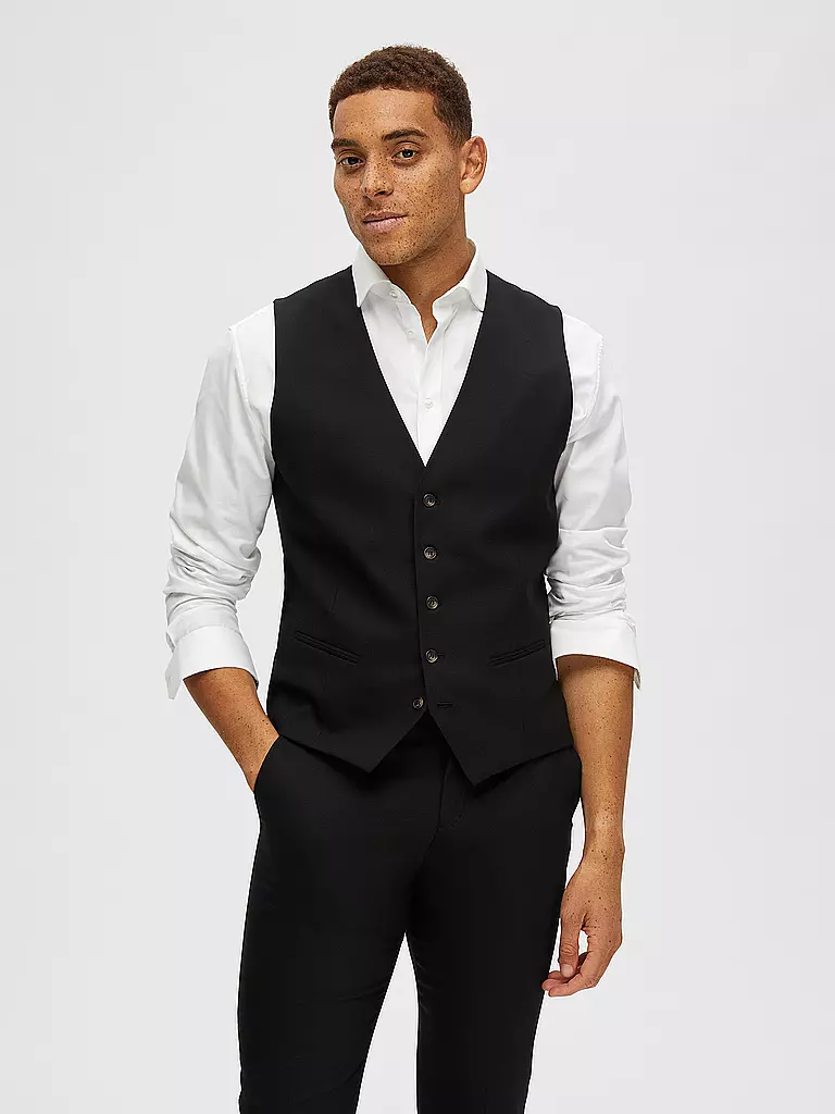 SELECTED | Gilet da abito SLHSLIM-NEIL | Nero