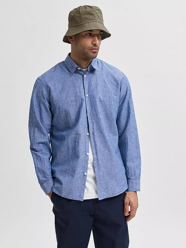 SELECTED | Hemd Regular Fit SLHSLIMNEW | Blu