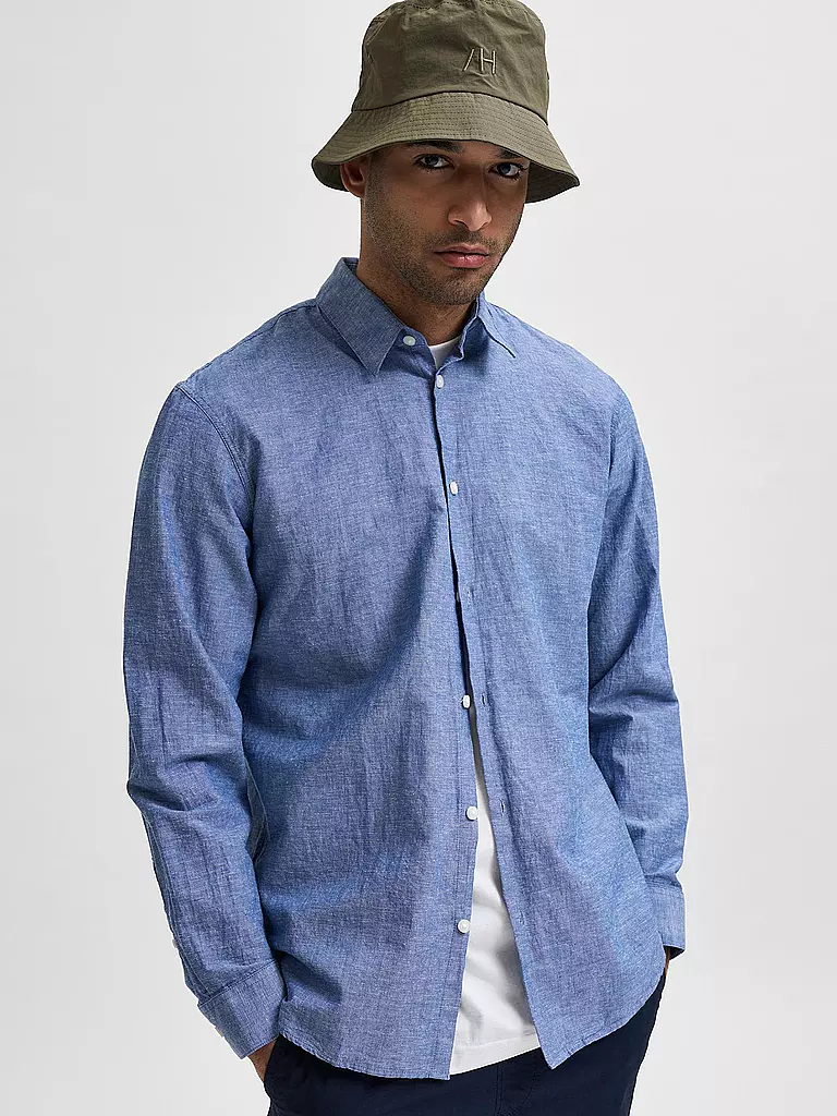 SELECTED | Hemd Regular Fit SLHSLIMNEW | Blu