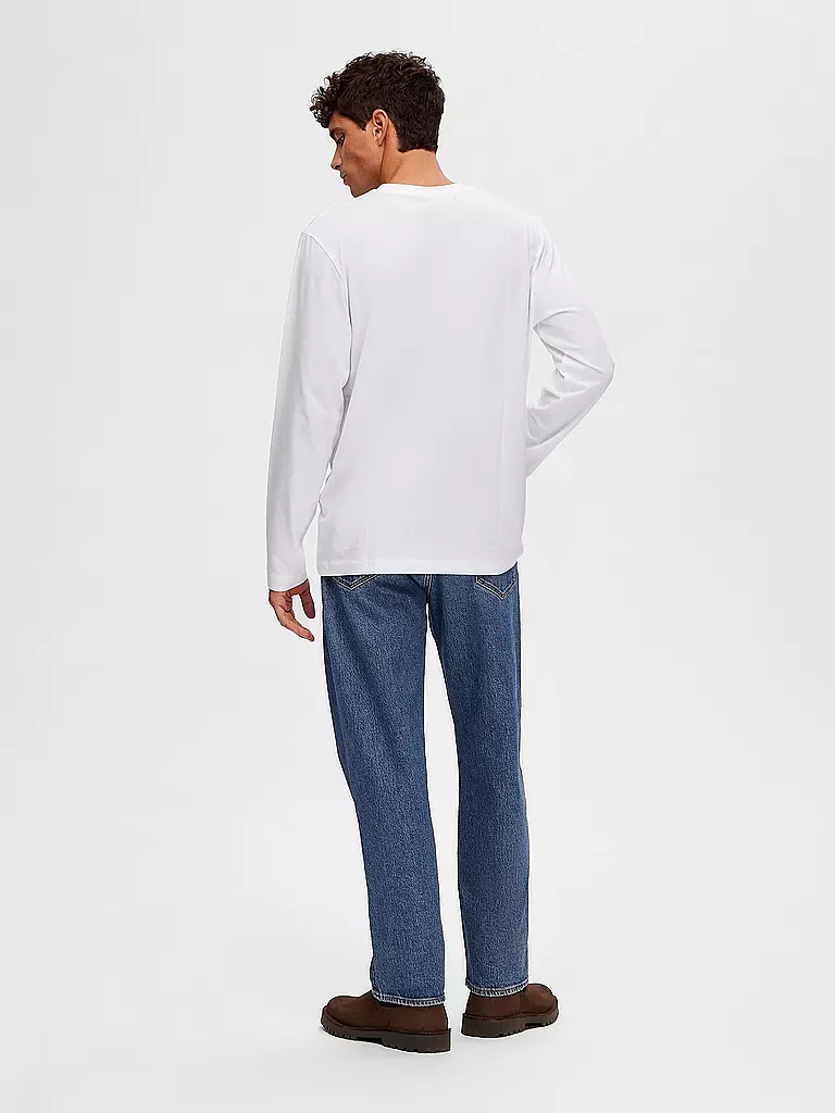 SELECTED | Langarmshirt SLHASPEN | Bianco