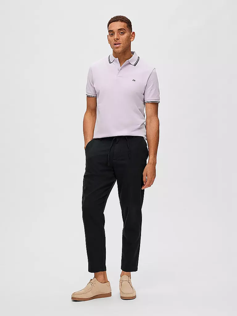 SELECTED | Leinenhose SLH172 | Nero