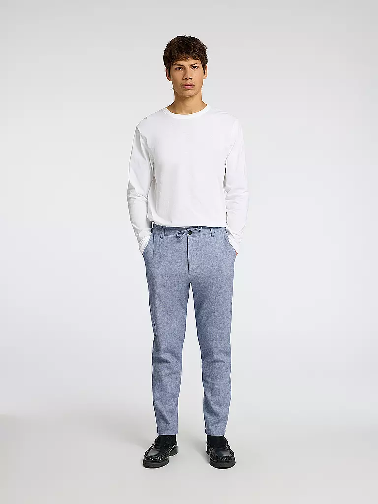 SELECTED | Leinenhose SLH172 | Blu