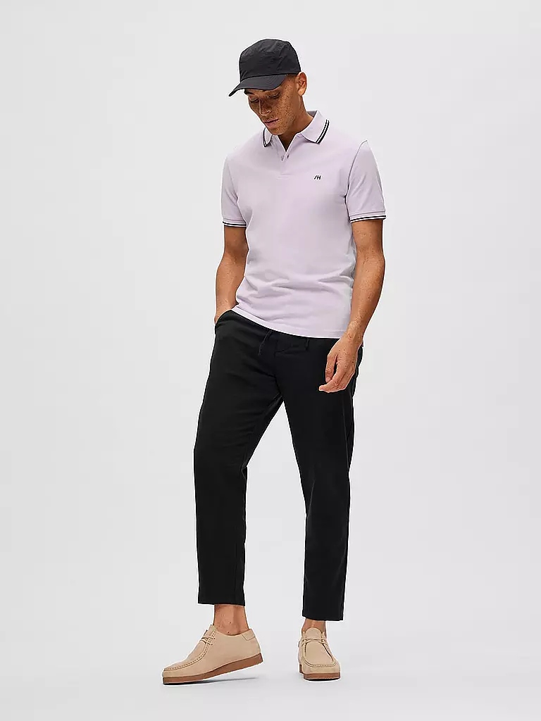 SELECTED | Leinenhose SLH172 | Nero