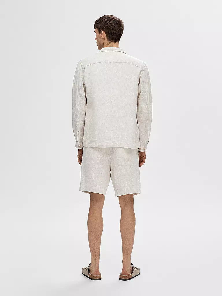 SELECTED | Overshirt SLHMADS-LINEN | Bianco